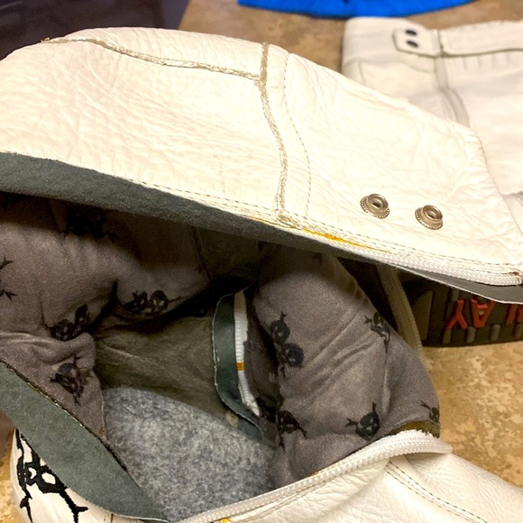 REPLAY BOOTS WHITE ALL LEATHER ININ GREAT CONDITION. - Picture 7 of 10